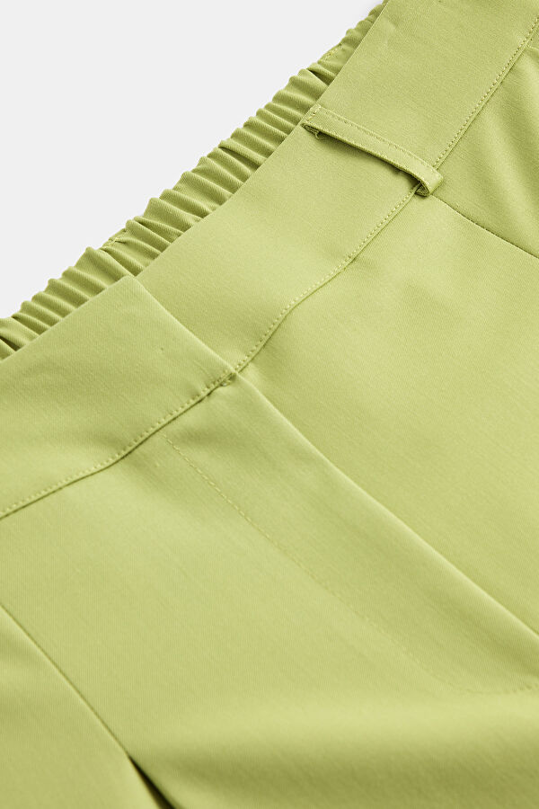 Green Wide Leg Women's Trousers 3
