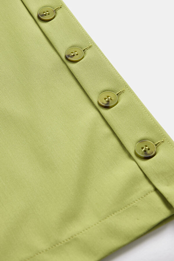 Green Wide Leg Women's Trousers 4