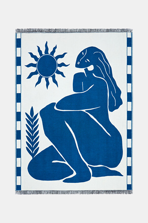 Anatolian Woman Dokuma Battaniye - 140x180 cm