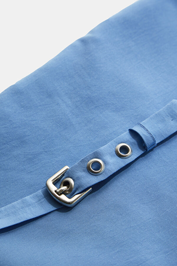 Blue Short Women's Dress 4