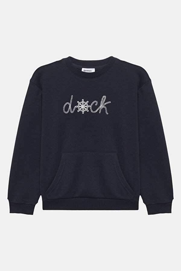 Navy Blue Sweatshirt 4