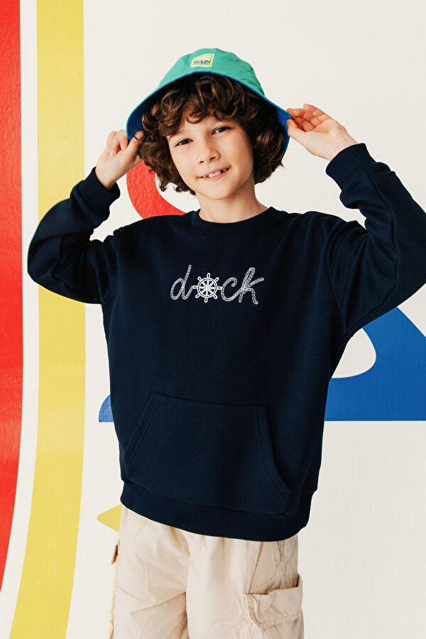 Navy Blue Sweatshirt