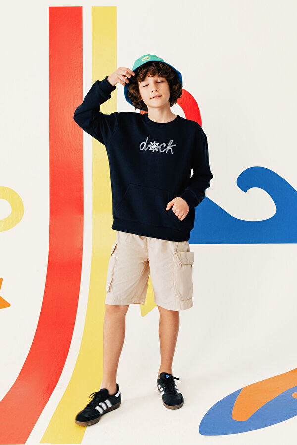 Navy Blue Sweatshirt 3