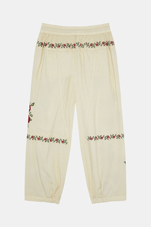 Outlet Women Free People Relax Mold Ecru Wide Leg Trousers