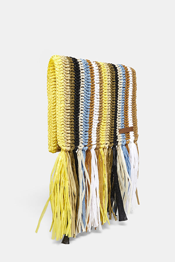 Multicolored Patterned Viscose Bag 2