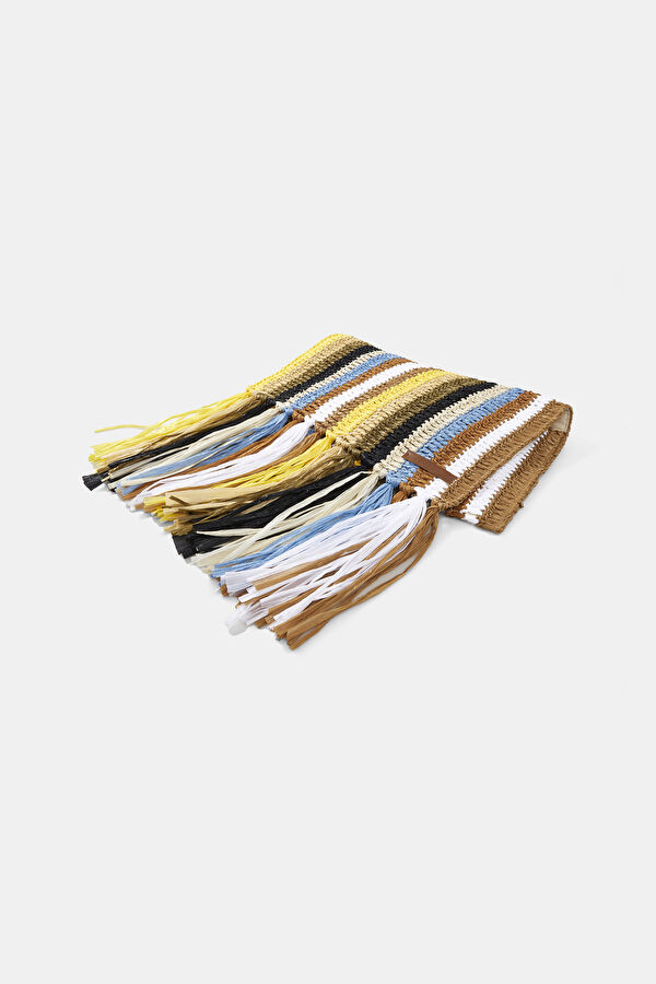 Multicolored Patterned Viscose Bag 4