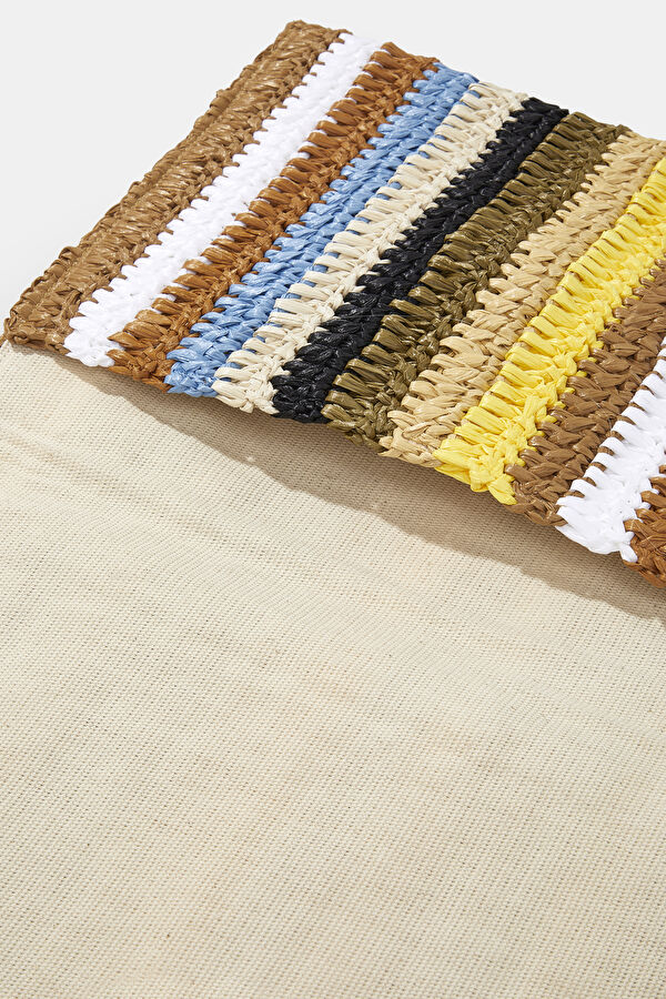 Multicolored Patterned Viscose Bag 7