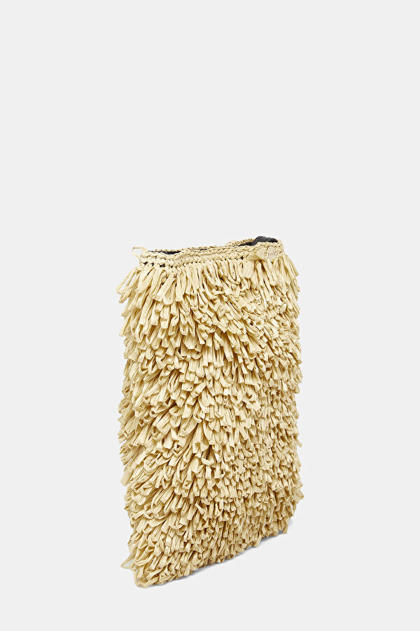 Beige Viscose Bag 3