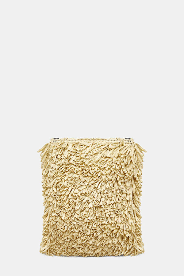 Beige Viscose Bag 4