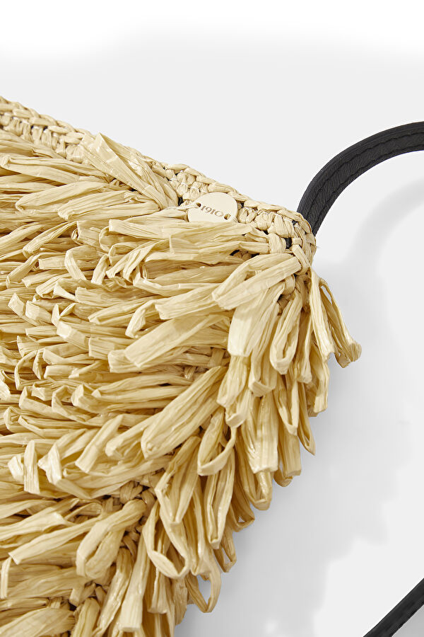 Beige Viscose Bag 6