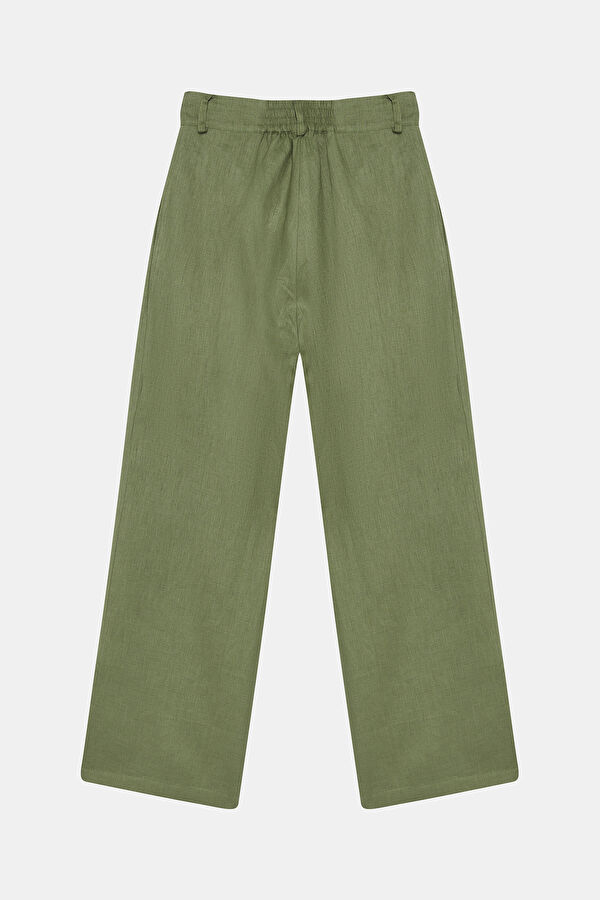 Relax Fit Green Women's Trousers 2