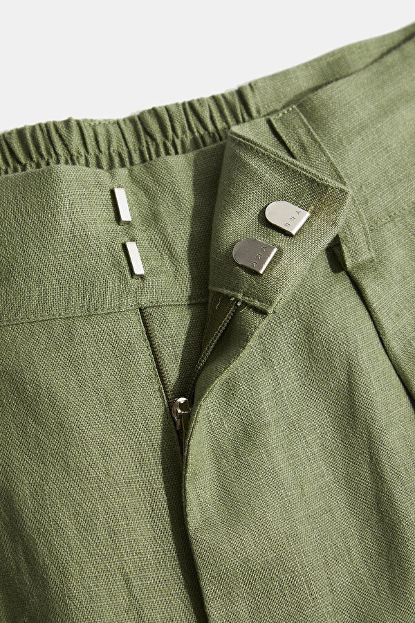 Relax Fit Green Women's Trousers 3