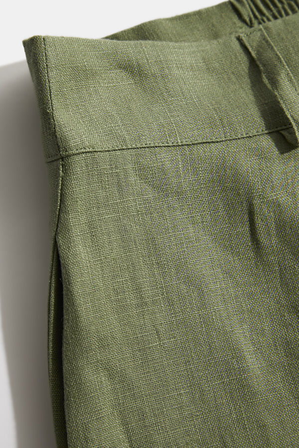 Relax Fit Green Women's Trousers 4