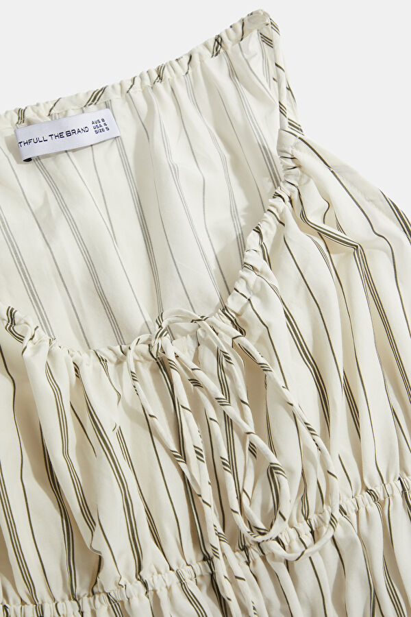 White Patterned Maxi Dress 5