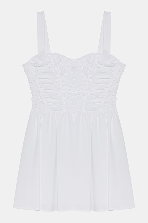 White Women's Dress