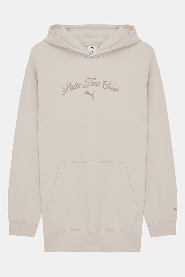 X Ptc Graphic Cream Hooded Women's Sweatshirt