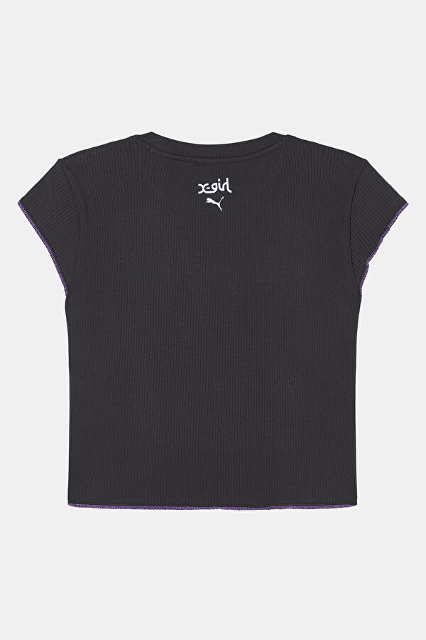 Siyah Bisiklet Yaka Kadın T-Shirt 4