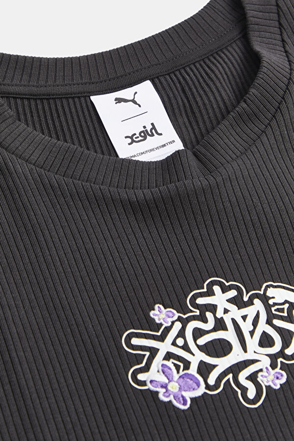 Siyah Bisiklet Yaka Kadın T-Shirt 5