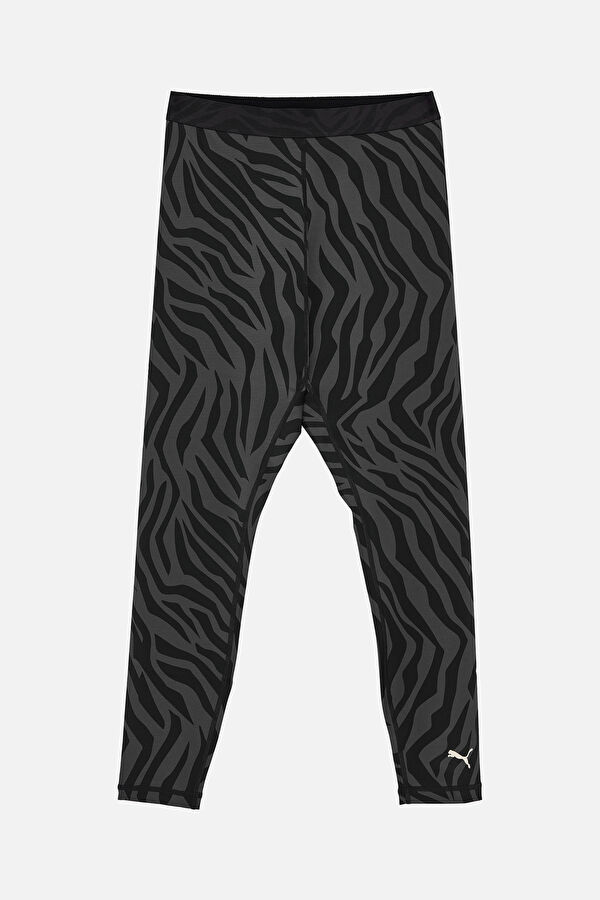 Animal Remix Siyah Desenli Tayt