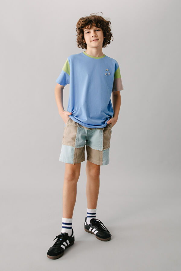 Multicolored Kids Shorts