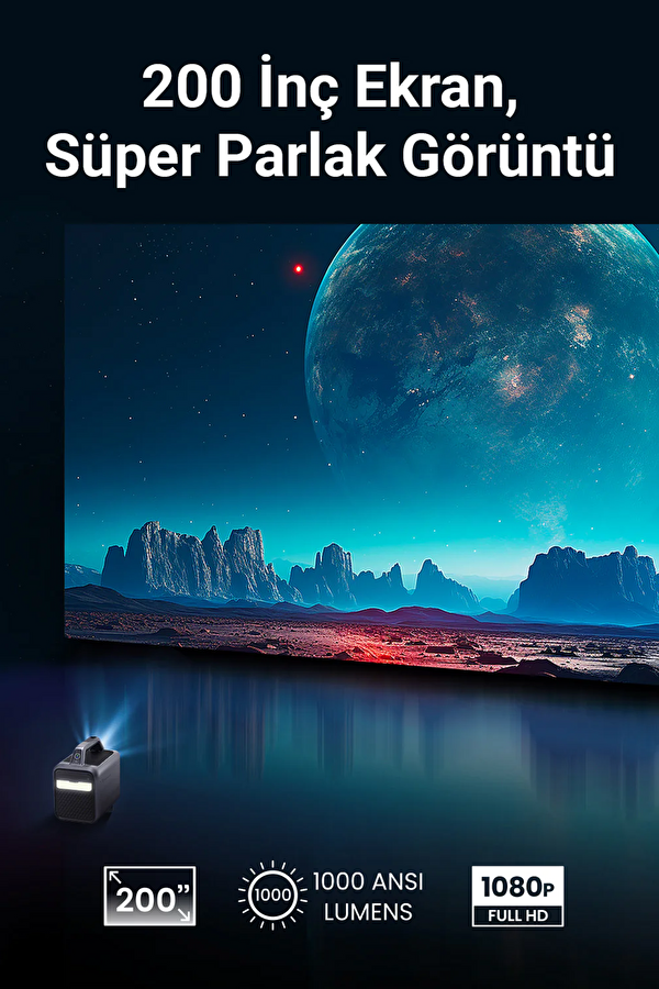 Nebula Mars 3 Akıllı Taşınabilir Projeksiyon 4