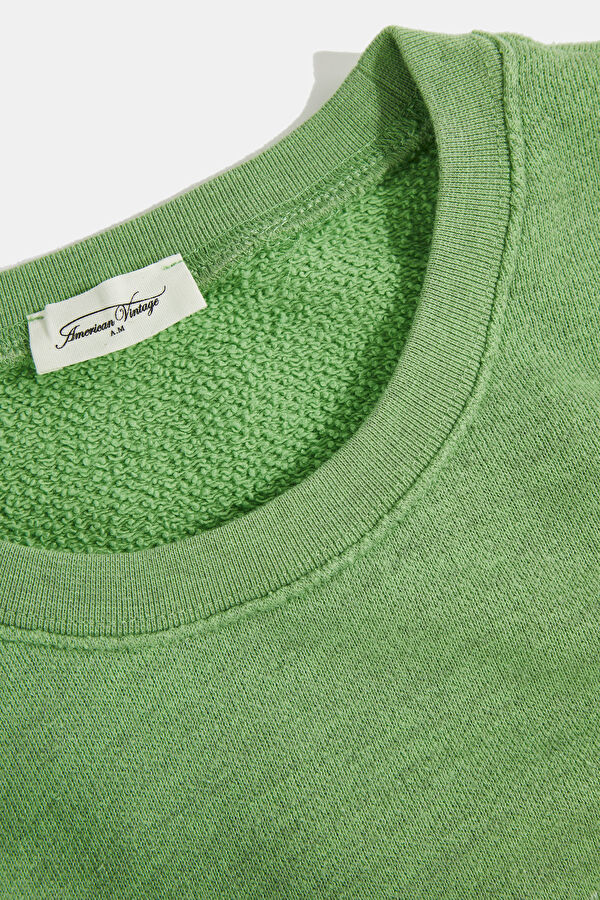 Yeşil Kayık Yaka T-Shirt 3