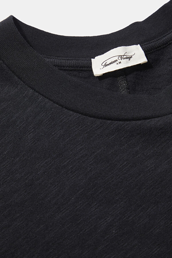 Siyah Bisiklet Yaka T-Shirt 3