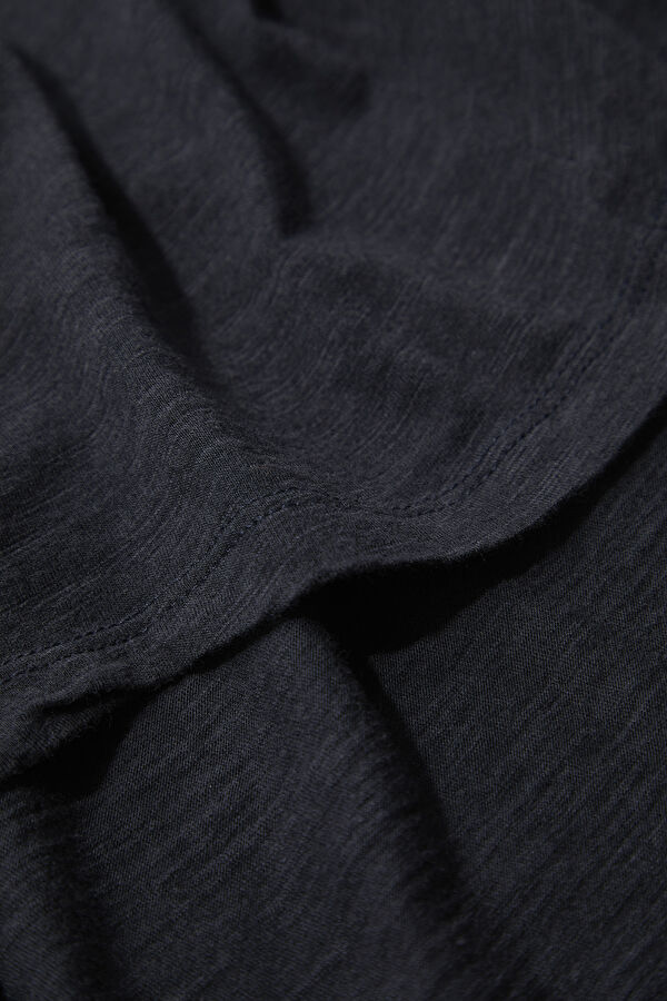 Lacivert V Yaka T-Shirt 4