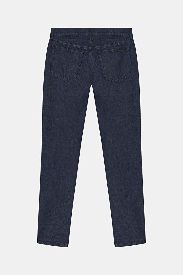 Dar Kalıp Lacivert Dar Paça Jean Erkek Pantolon 2