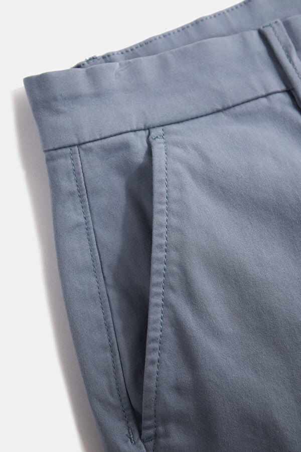 Light Blue Denim Men's Shorts 4