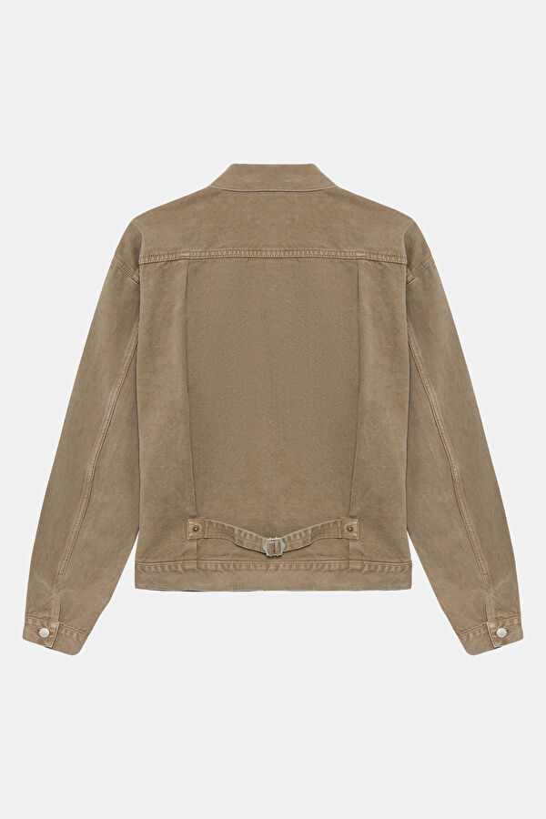 Men's Brown Buttoned Jacket 2