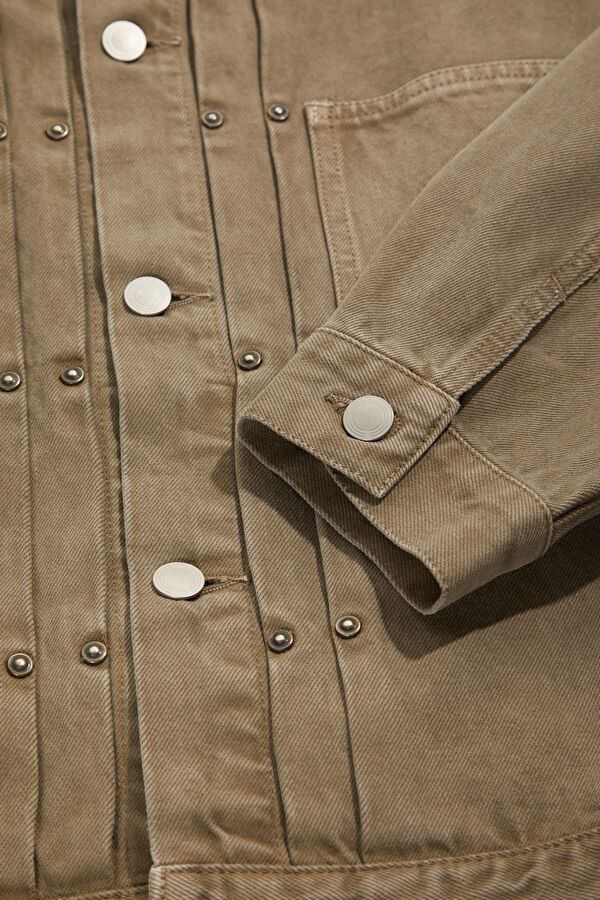 Men's Brown Buttoned Jacket 4