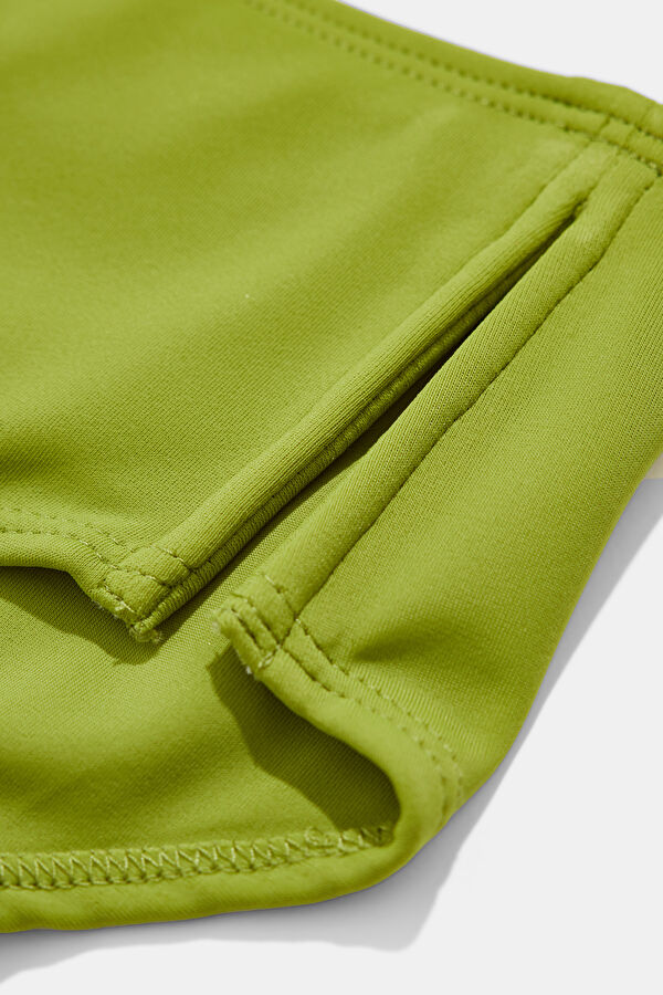 Victoria Low Rise Bottom Green Buckle Bikini 4