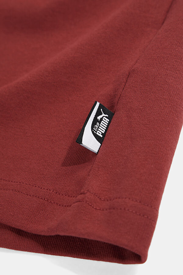 Crew Neck Printed Red T-Shirt 5