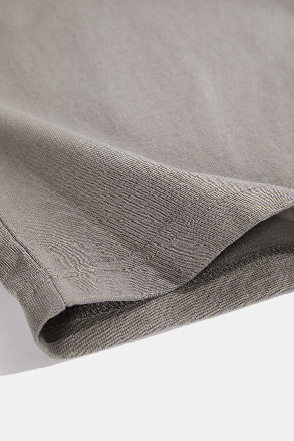 X Pleasures Graphic Relax Pattern Gray Crew Neck Printed T-Shirt 4