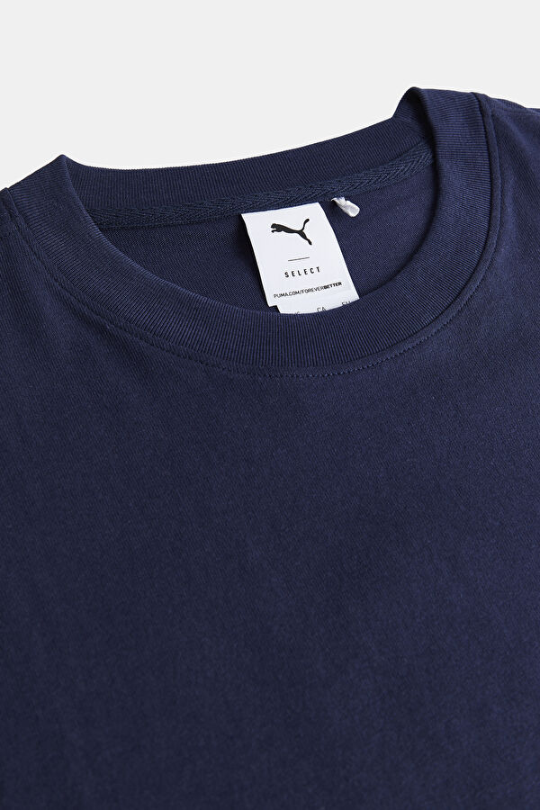 Mavi Bisiklet Yaka Baskılı T-Shirt 3