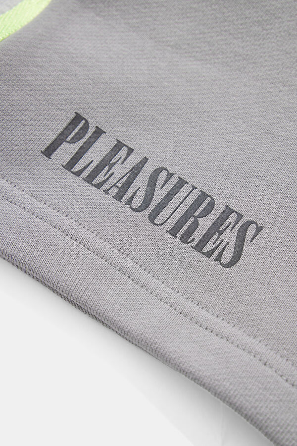 X Pleasures Gri Baskılı Şort 4