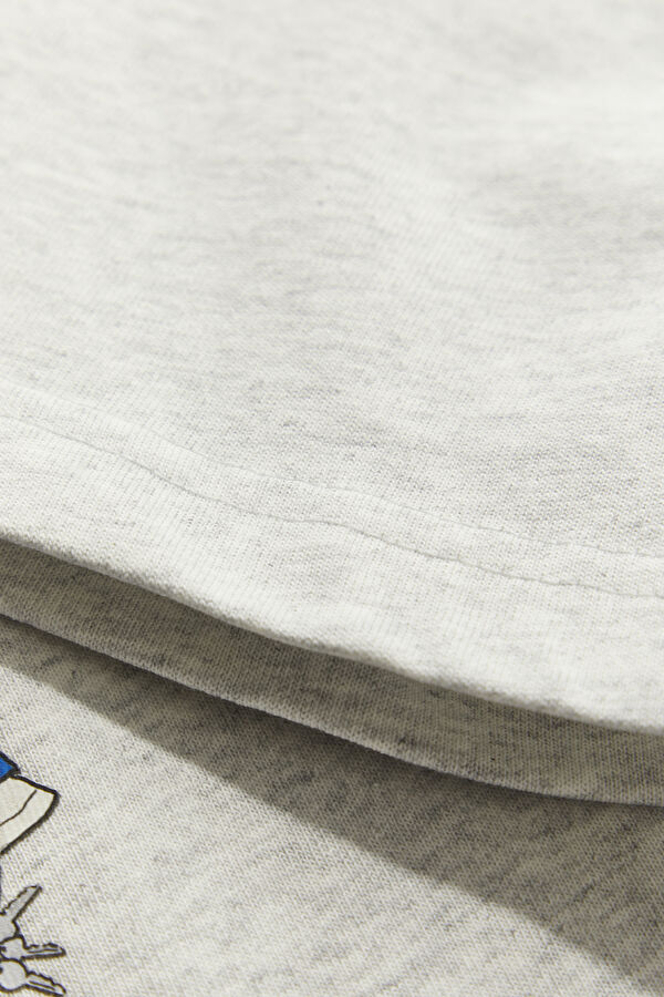Relax Fit Grey Printed Tshirt 5