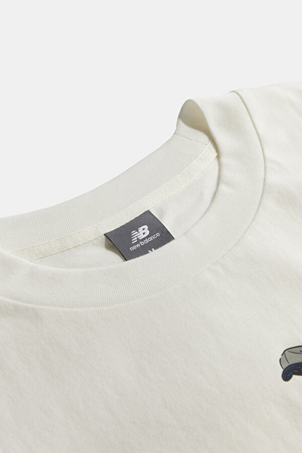 Relax Fit Ecru Printed Tshirt 3