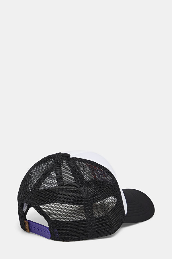 White Printed Hat 2