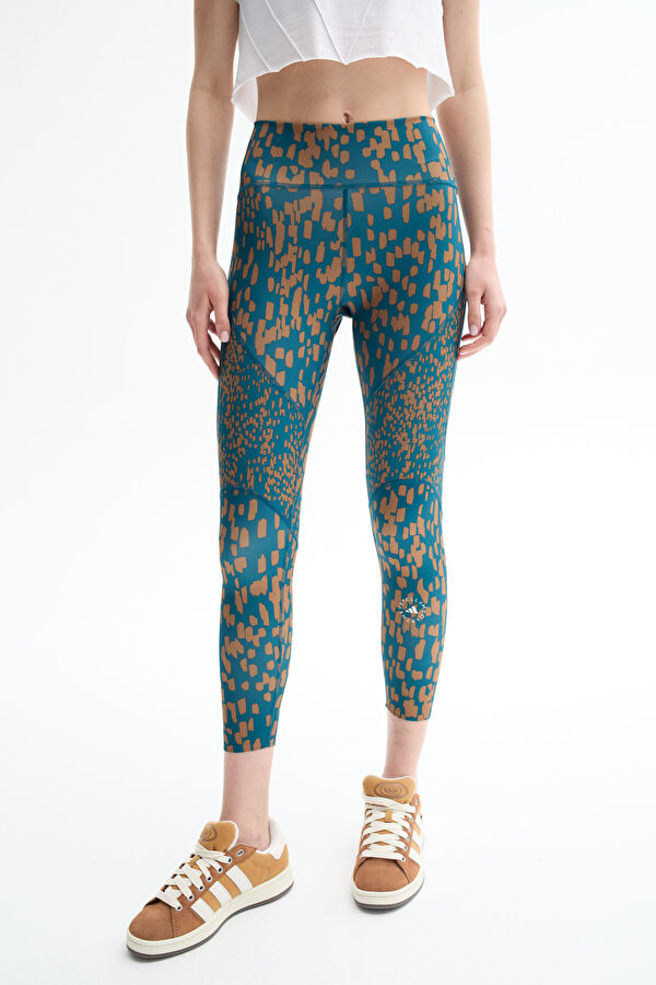 Stella McCartney Truepurpose Optime Training Turkuaz Desenli Tayt 2
