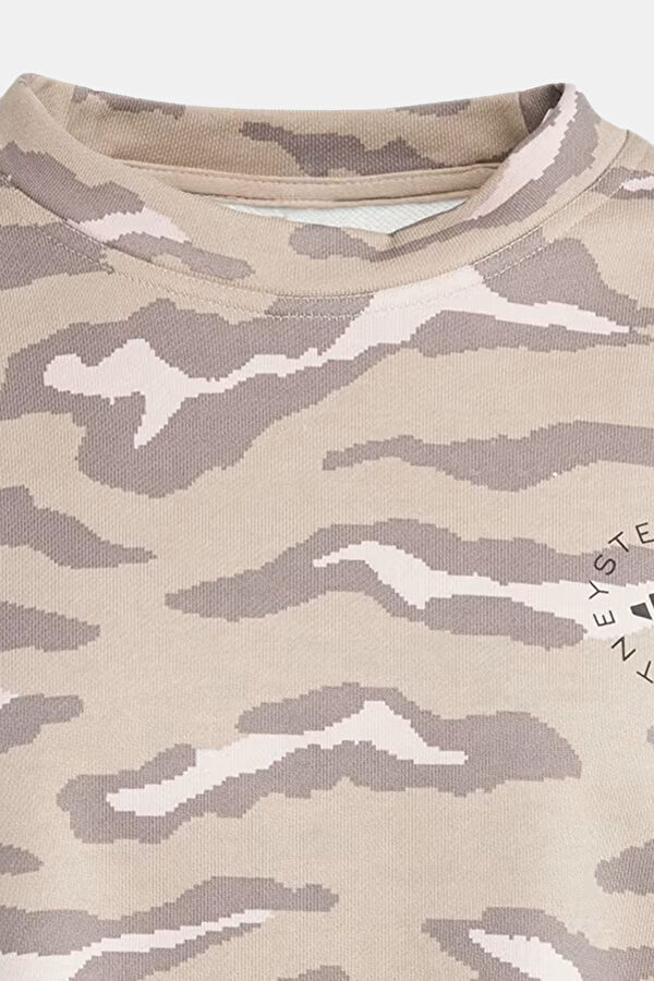 Haki Relax Kalıp Bisiklet Yaka Sweatshirt 2