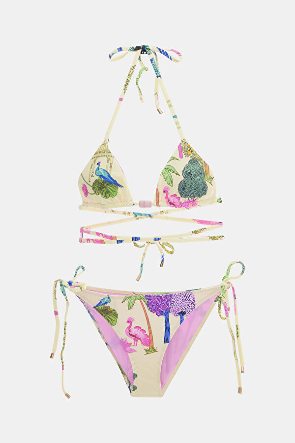 Çok Renkli Desenli Bikini