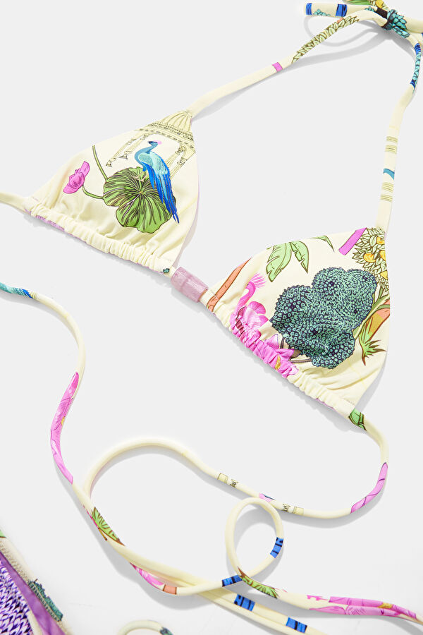 Çok Renkli Desenli Bikini 3