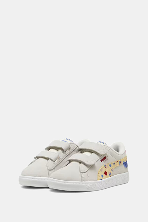 Suede Classic Ekru Çocuk Spor Ayakkabı 3