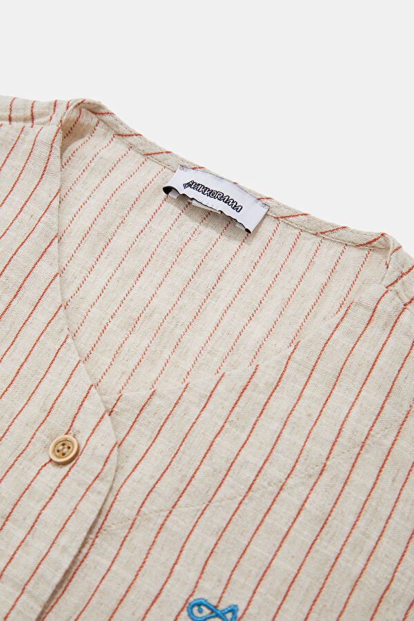 Multicolored Striped Pattern Kids Shirt 3