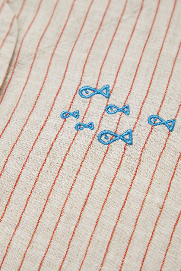 Multicolored Striped Pattern Kids Shirt 4