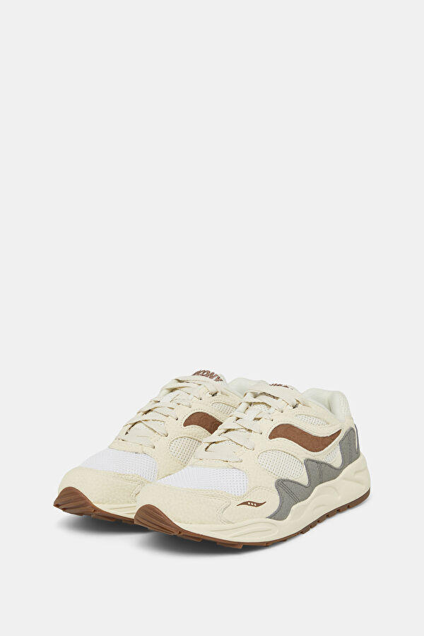 Grid Shadow Cream Men's Sports Shoes 2