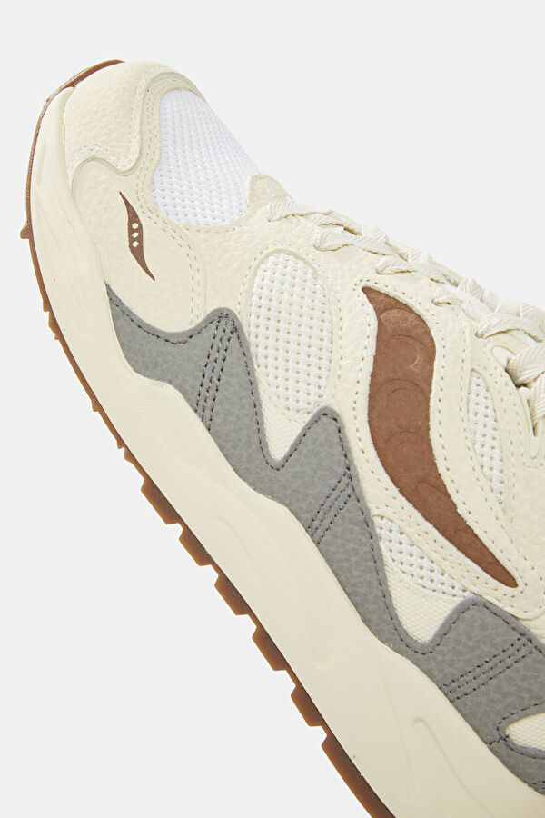 Grid Shadow Cream Men's Sports Shoes 5