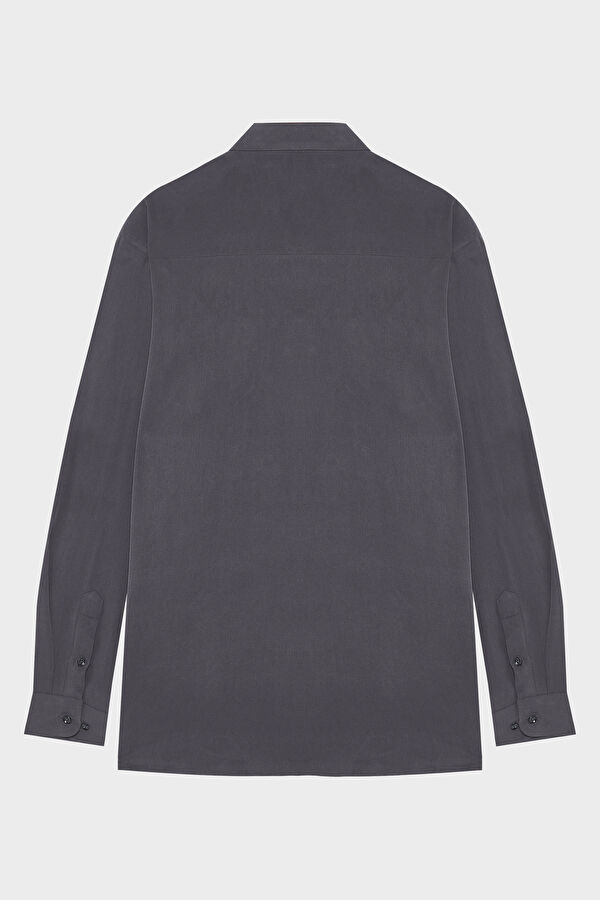 Relax Fit Smoke Grey Regular Men's Shirt 2